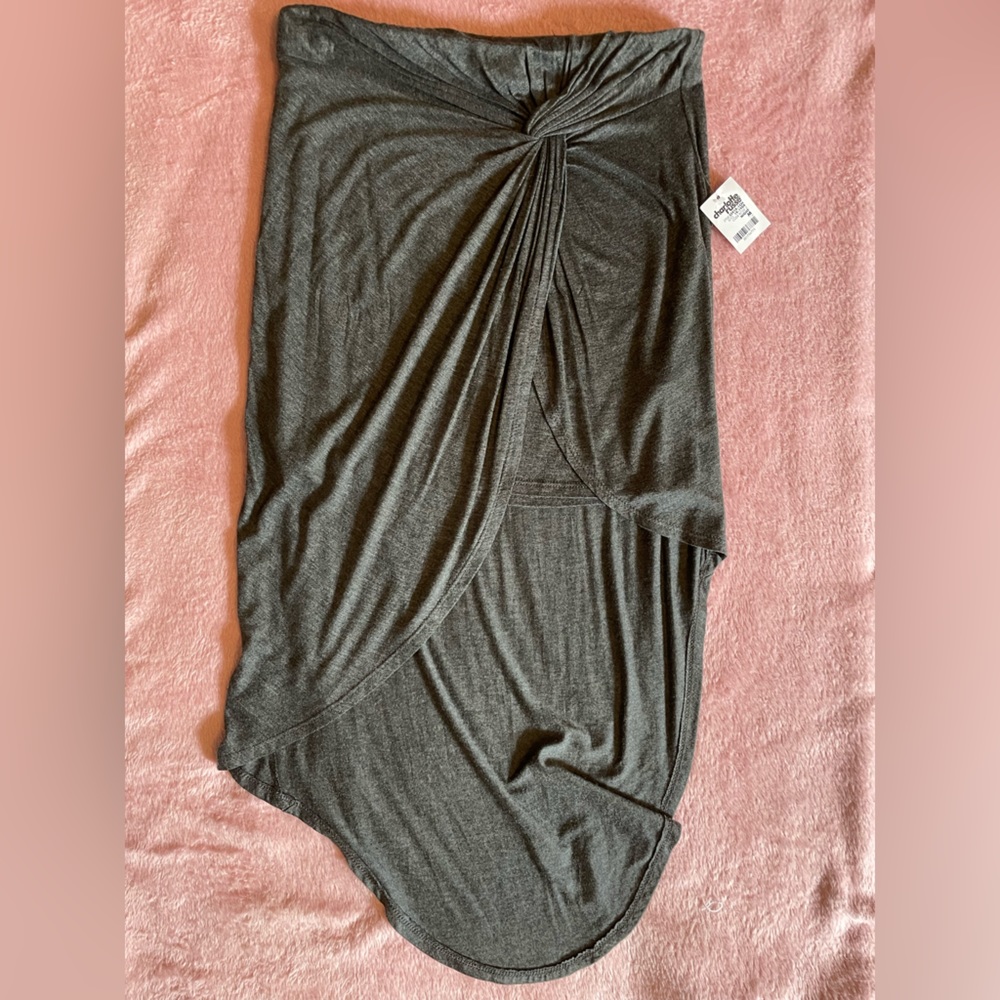 Grey medium size tulip skirt